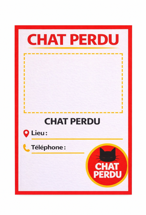 Urgence "Chat Perdu" – affiche Complet (PDF à Télécharger)