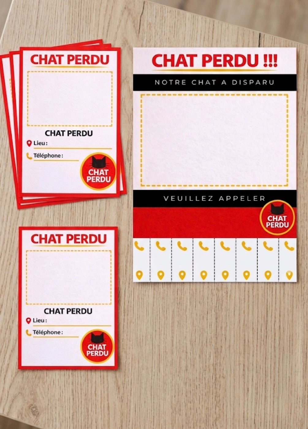 Pack Signalement & Affichage "Chat Perdu" (20 Affiches + Guide)