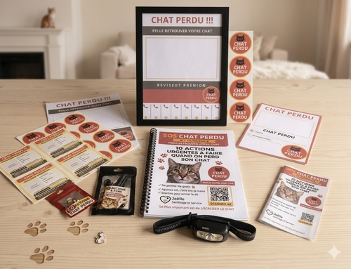 Kit d'Urgence SOS CHAT PERDU – Agissez Vite, Retrouvez-le !